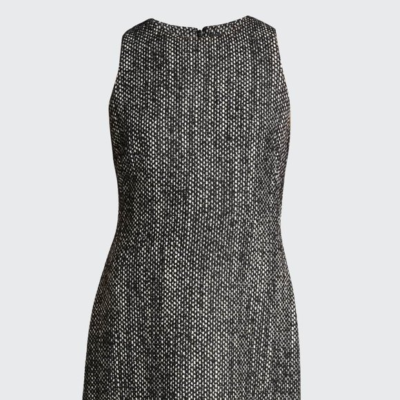 2️⃣6️⃣THEORY Sleeveless Angled Wool-Blend Dress - Picture 4 of 5